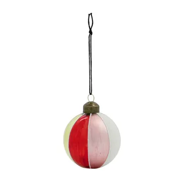Boule de Noël Cirkus Ø6 cm - Rouge - House Doctor