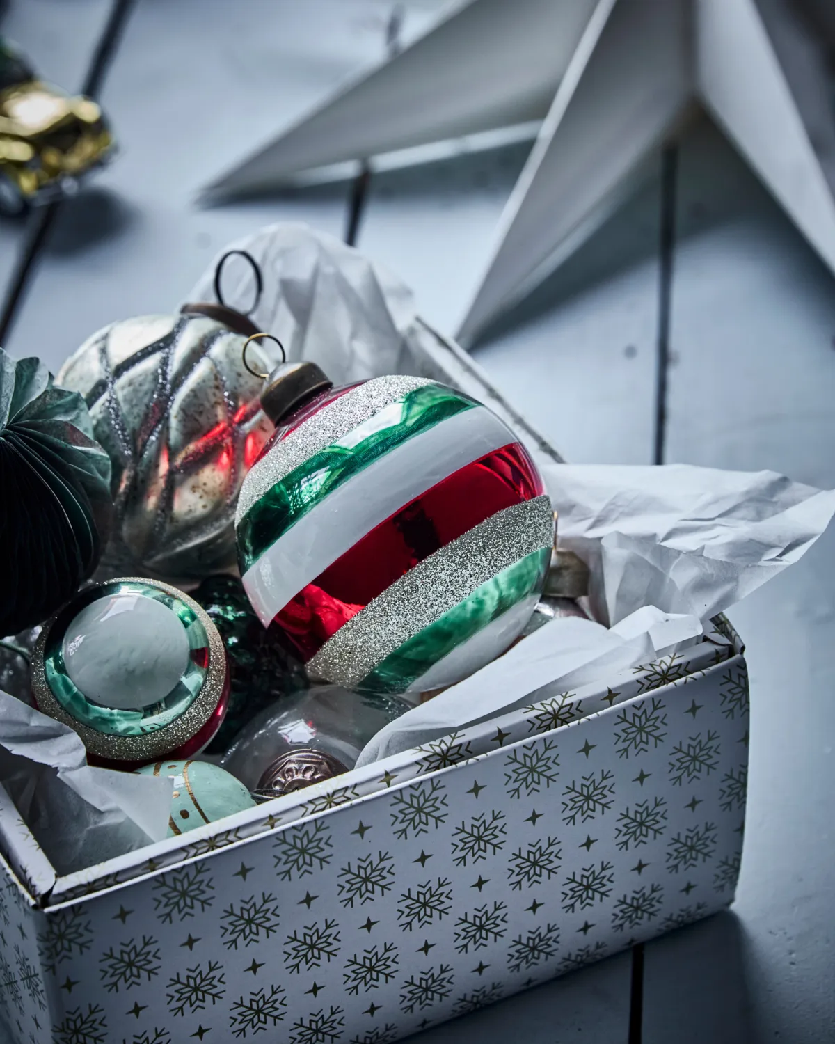 Boule de Noël Happ Ø8 cm lot de 4, Multi House Doctor