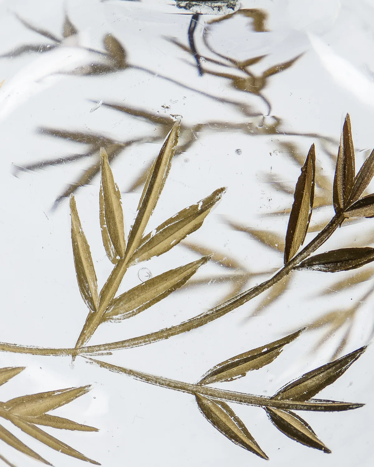 Boule de Noël Leaf Ø7,5 cm lot de 4, Clair-or House Doctor