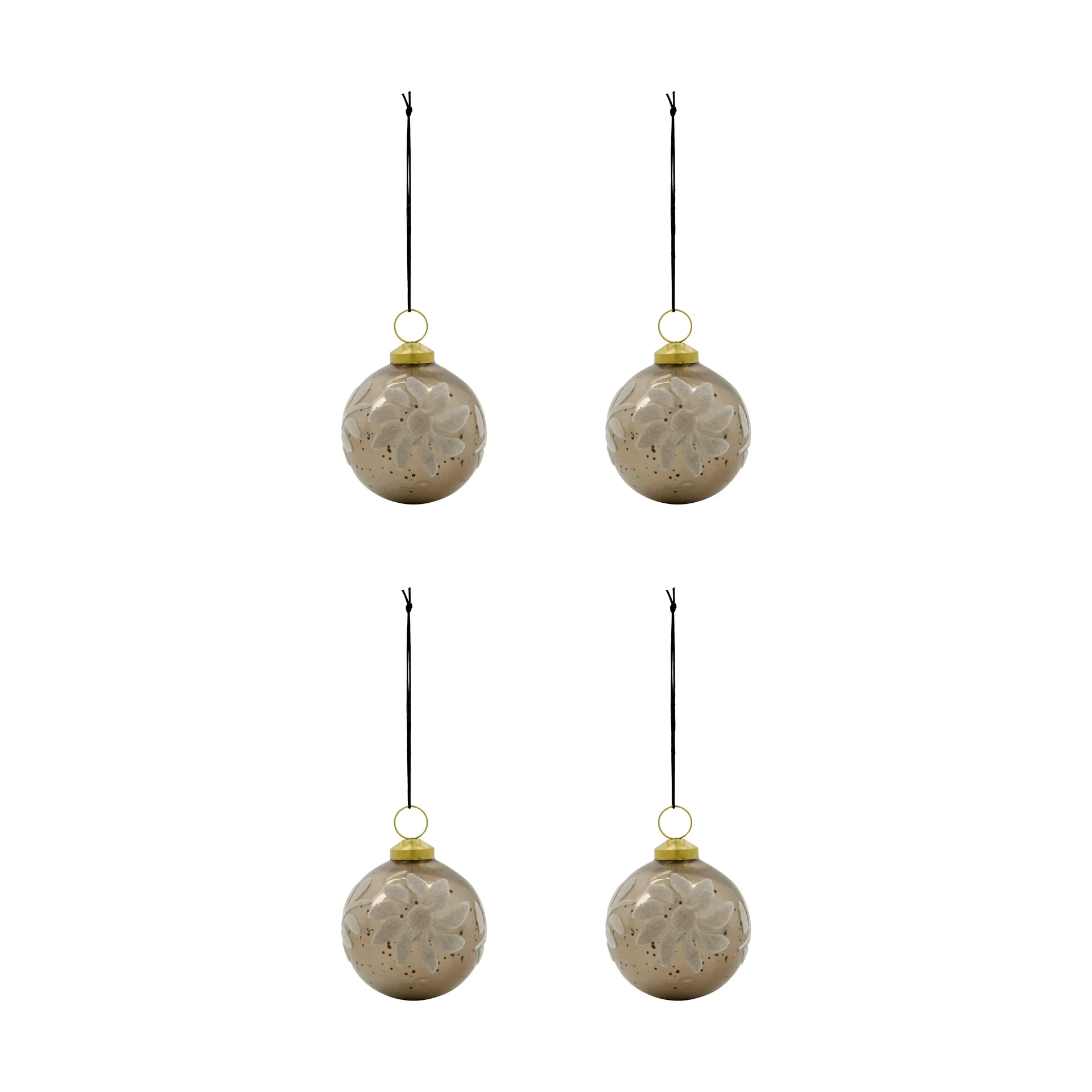 Boule de Noël Luto lot de 4, Sable House Doctor