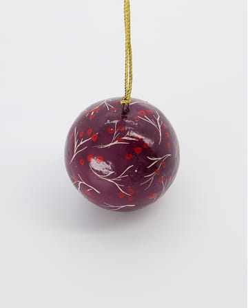 Boule de Noël Mache Ø5 cm - Rouge - House Doctor