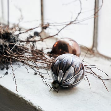 Boule de Noël Runy Ø8 cm, 2 pièces - Marron - House Doctor