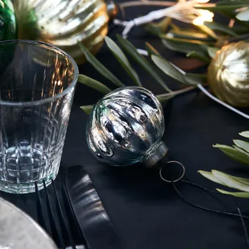 Boule de Noël Shim Ø8 cm - Silver - House Doctor