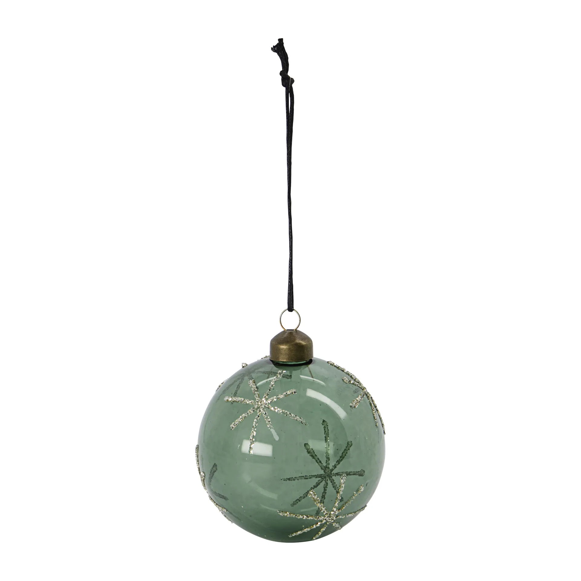 Boule de Noël Star Ø8 cm, Vert House Doctor