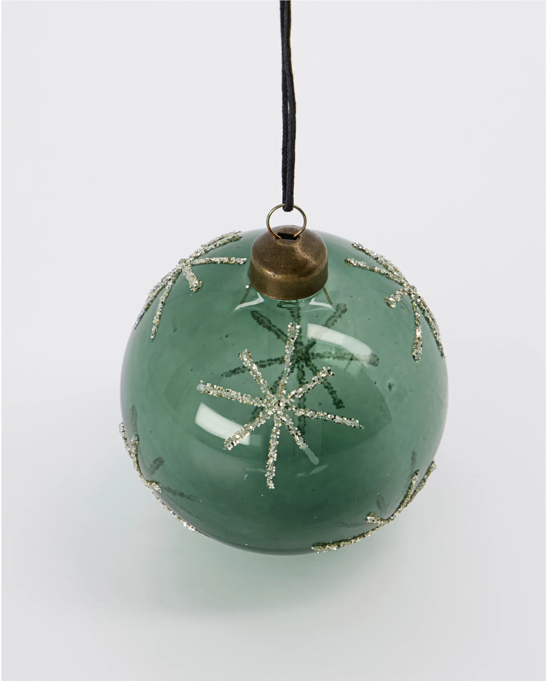 Boule de Noël Star Ø8 cm, Vert House Doctor
