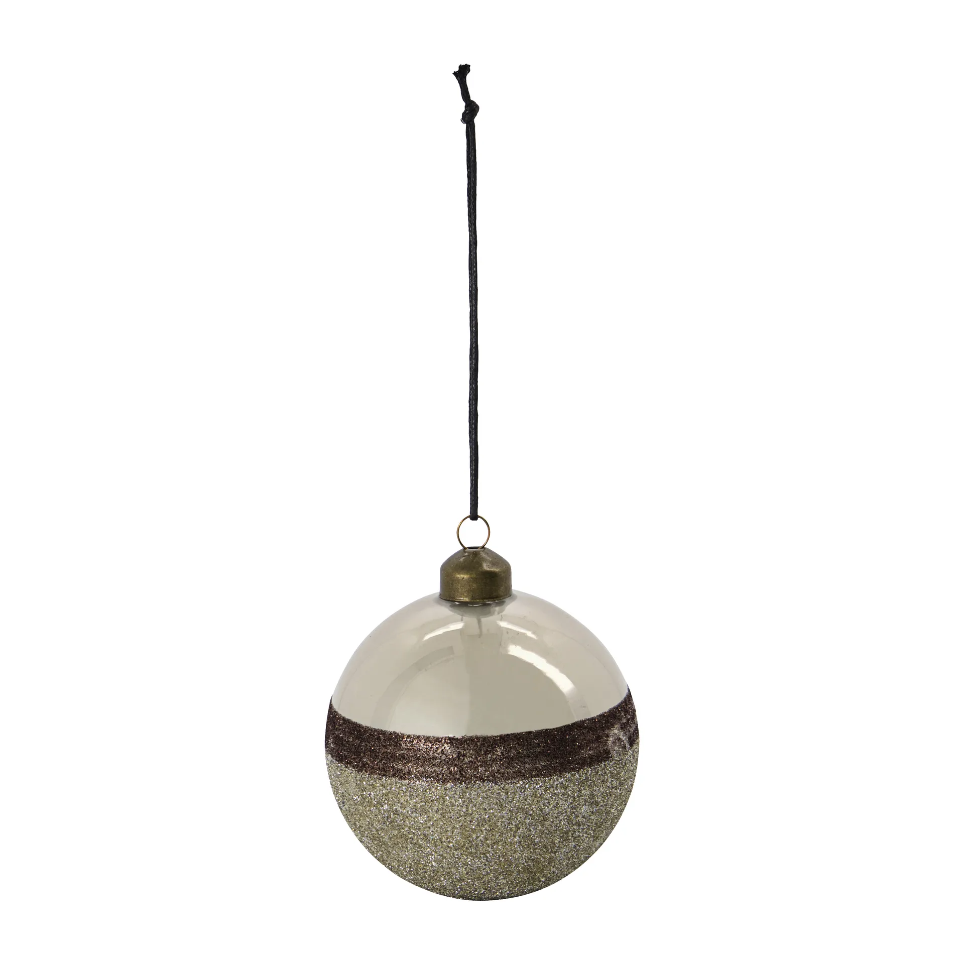 Boule de Noël Stripe Ø8 cm, Sand House Doctor