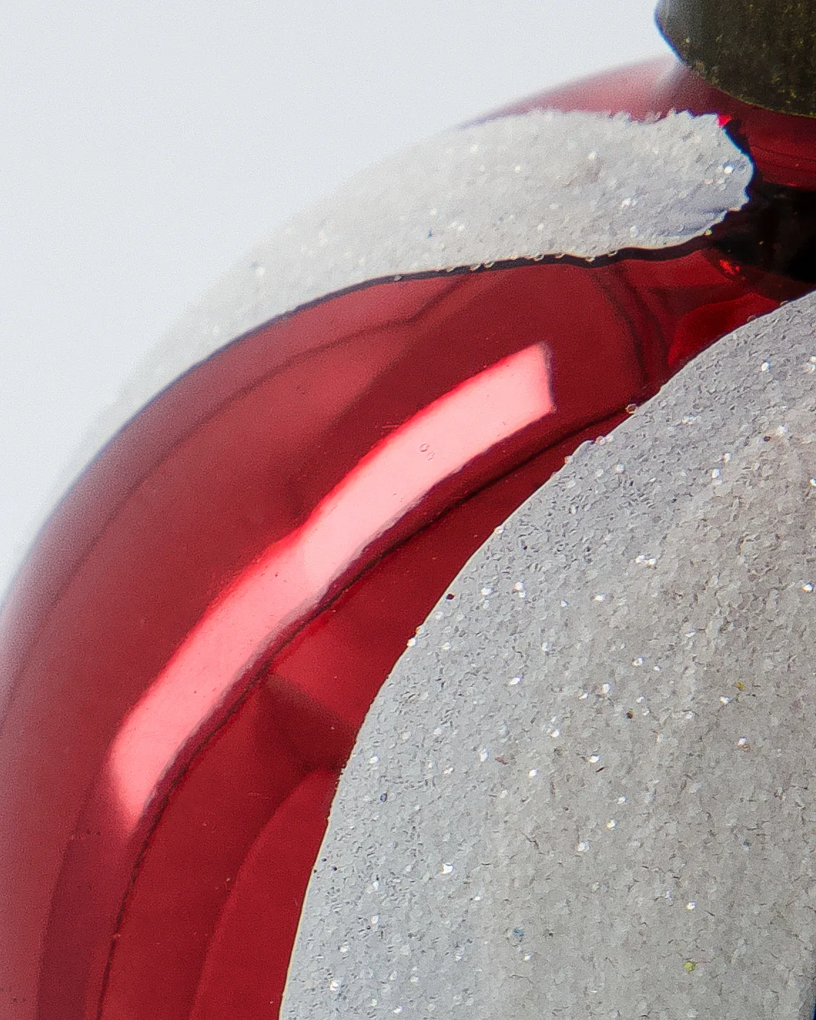 Boule de Noël Twister Ø6 cm lot de 4, Blanc-rouge House Doctor