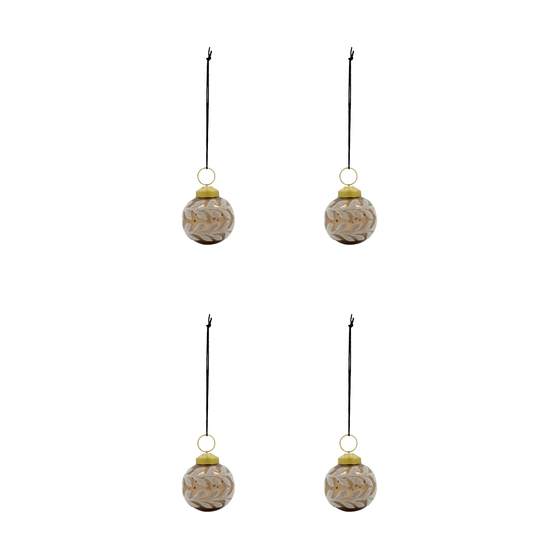 Boule de Noël Vellu lot de 4, Sable House Doctor