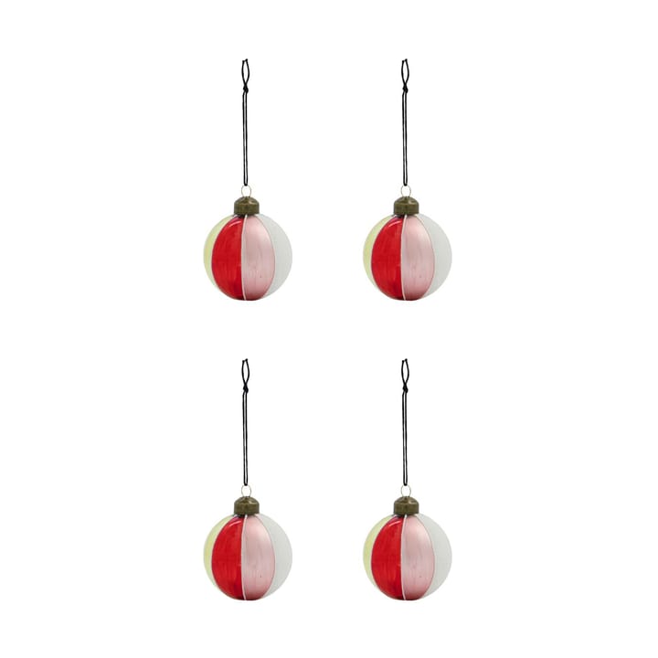 Boules de Noël Cirkus Ø6 cm lot de 4, Multi House Doctor