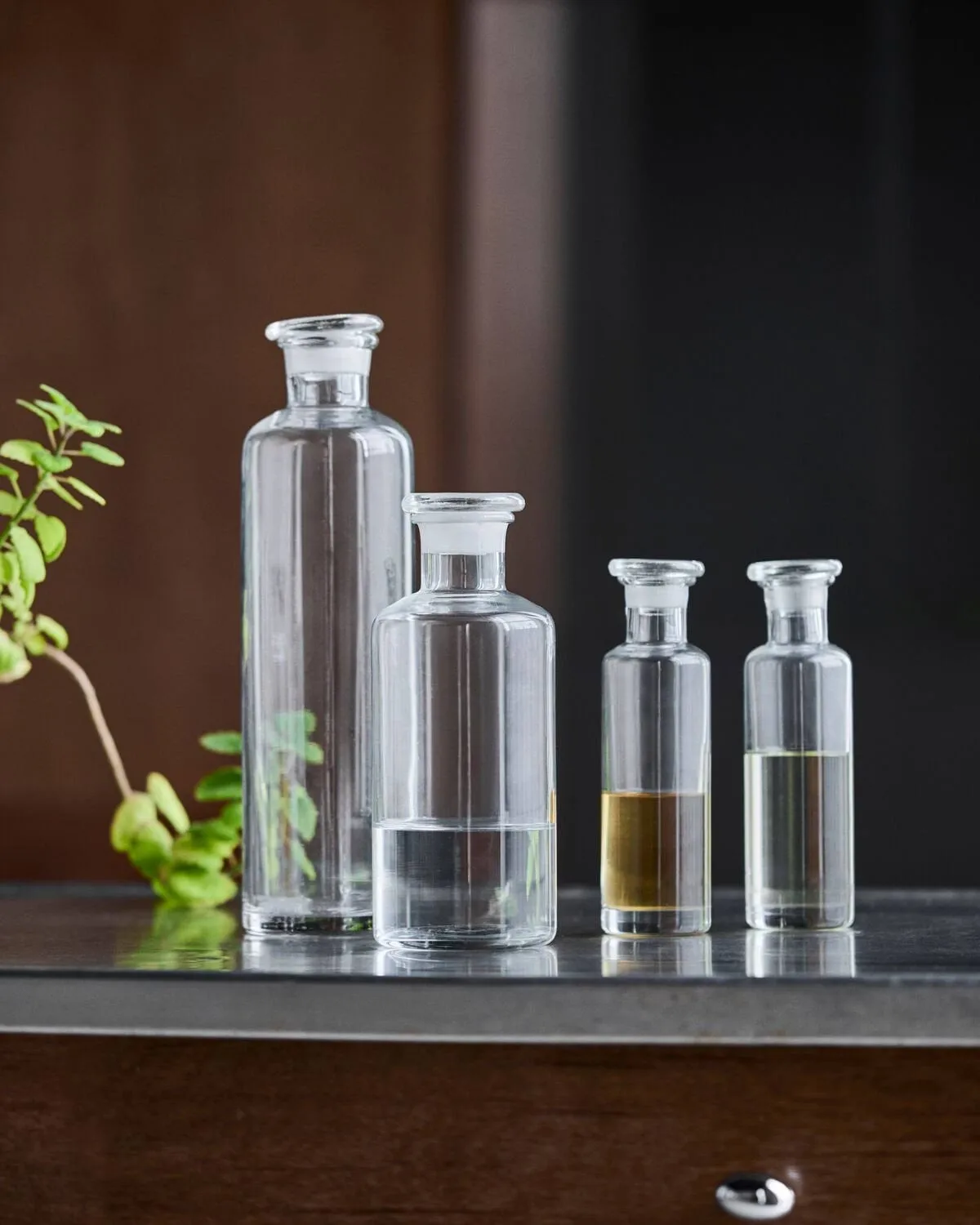 Bouteilles Farm lot de 2, Transparent, 25 cl House Doctor