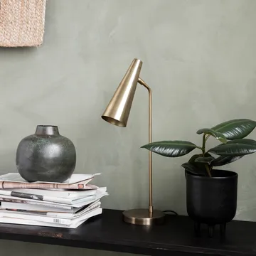 Cache-pot noir Jang avec pieds Ø15 cm - 18cm - House Doctor