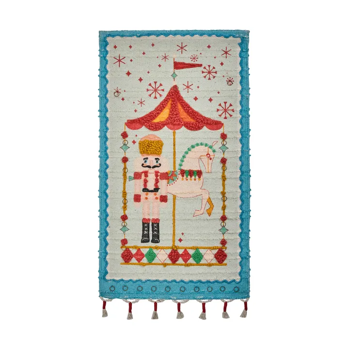 Calendrier de l’Avent Horse - Rouge brûlé, 50x90 cm - House Doctor