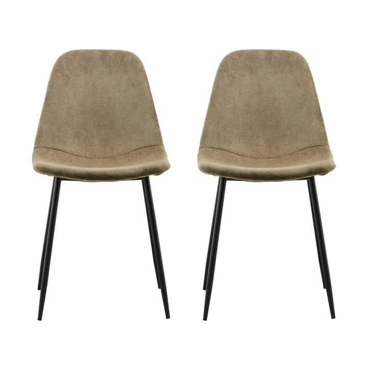 Chaise Found - lot de 2 Vert House Doctor
