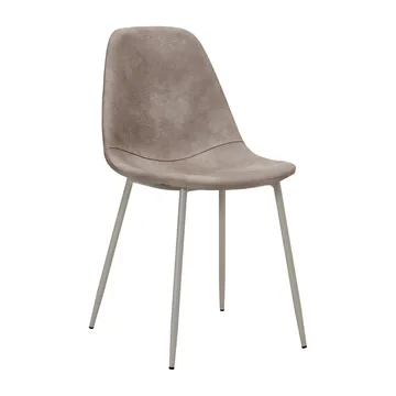 Chaise Found simili cuir - Antique light grey - House Doctor