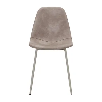 Chaise Found simili cuir - Antique light grey - House Doctor