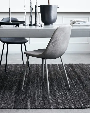 Chaise Found simili cuir - Antique light grey - House Doctor