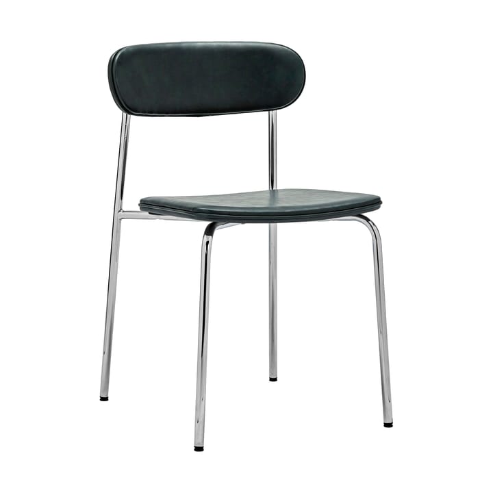 Chaise Pova - Crome-marron foncé - House Doctor