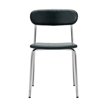 Chaise Pova - Crome-marron foncé - House Doctor