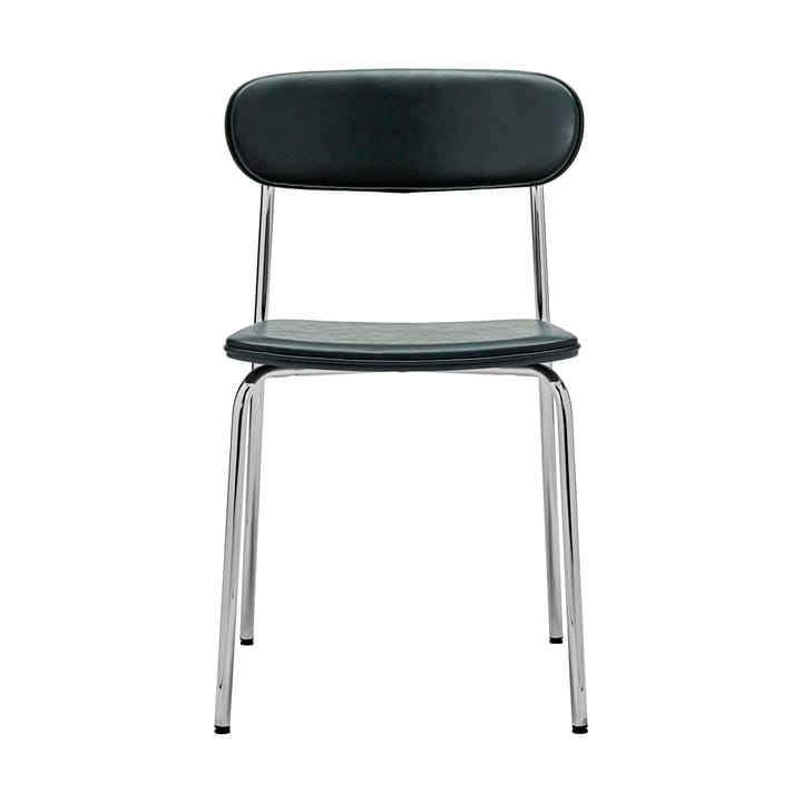 Chaise Pova, Crome-marron foncé House Doctor