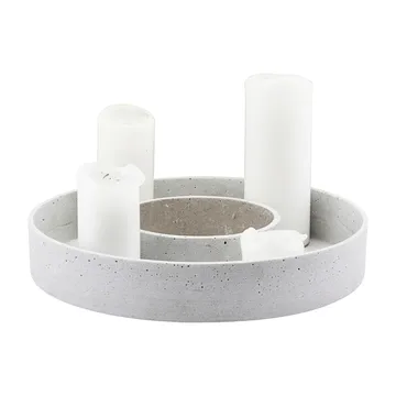 Chandelier de l'Avent Ring - Béton - House Doctor