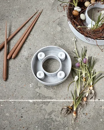 Chandelier de l’Avent The Ring Ø26 cm - Grey - House Doctor