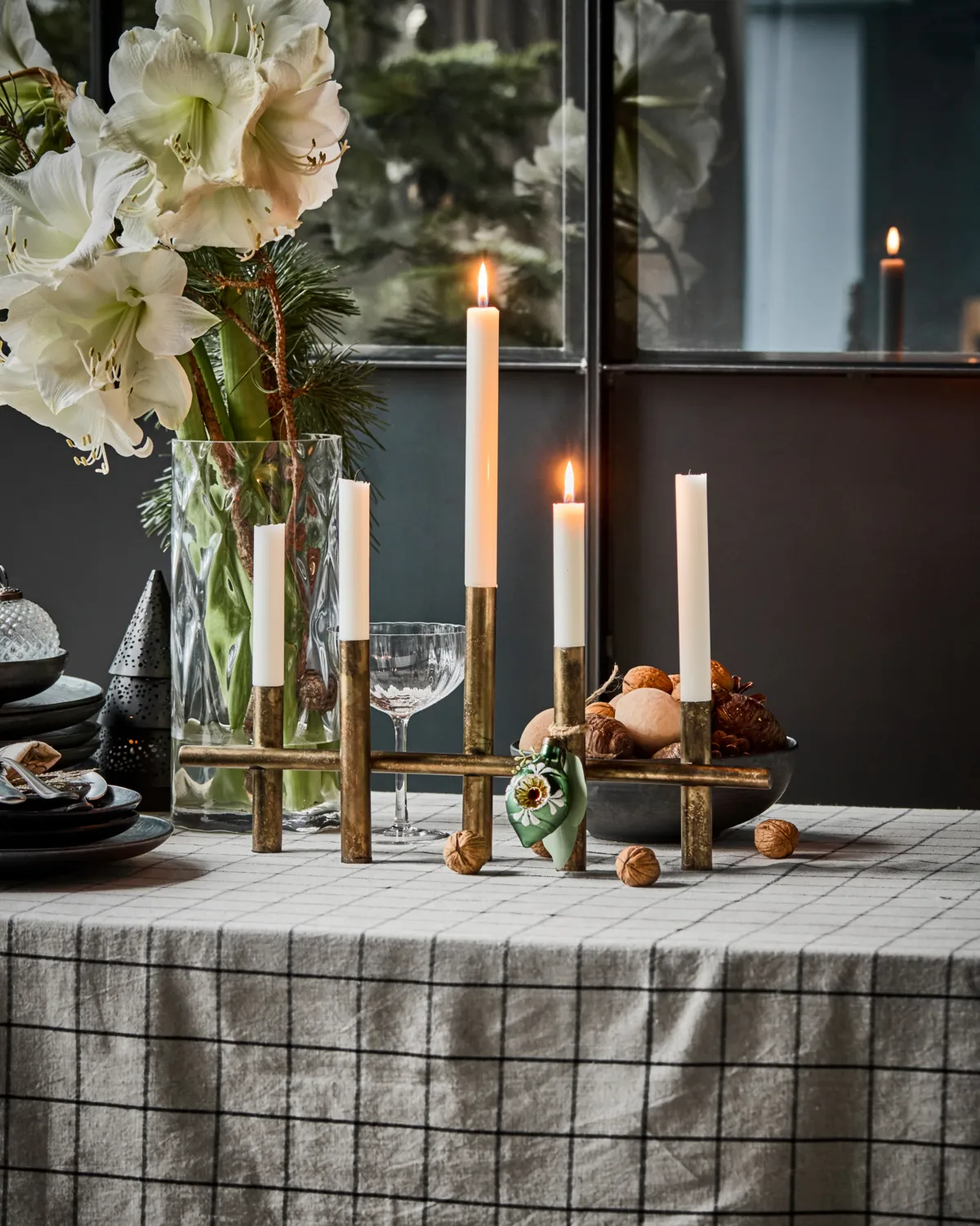 Chandelier Maxi 45 cm, Couleur laiton antique House Doctor