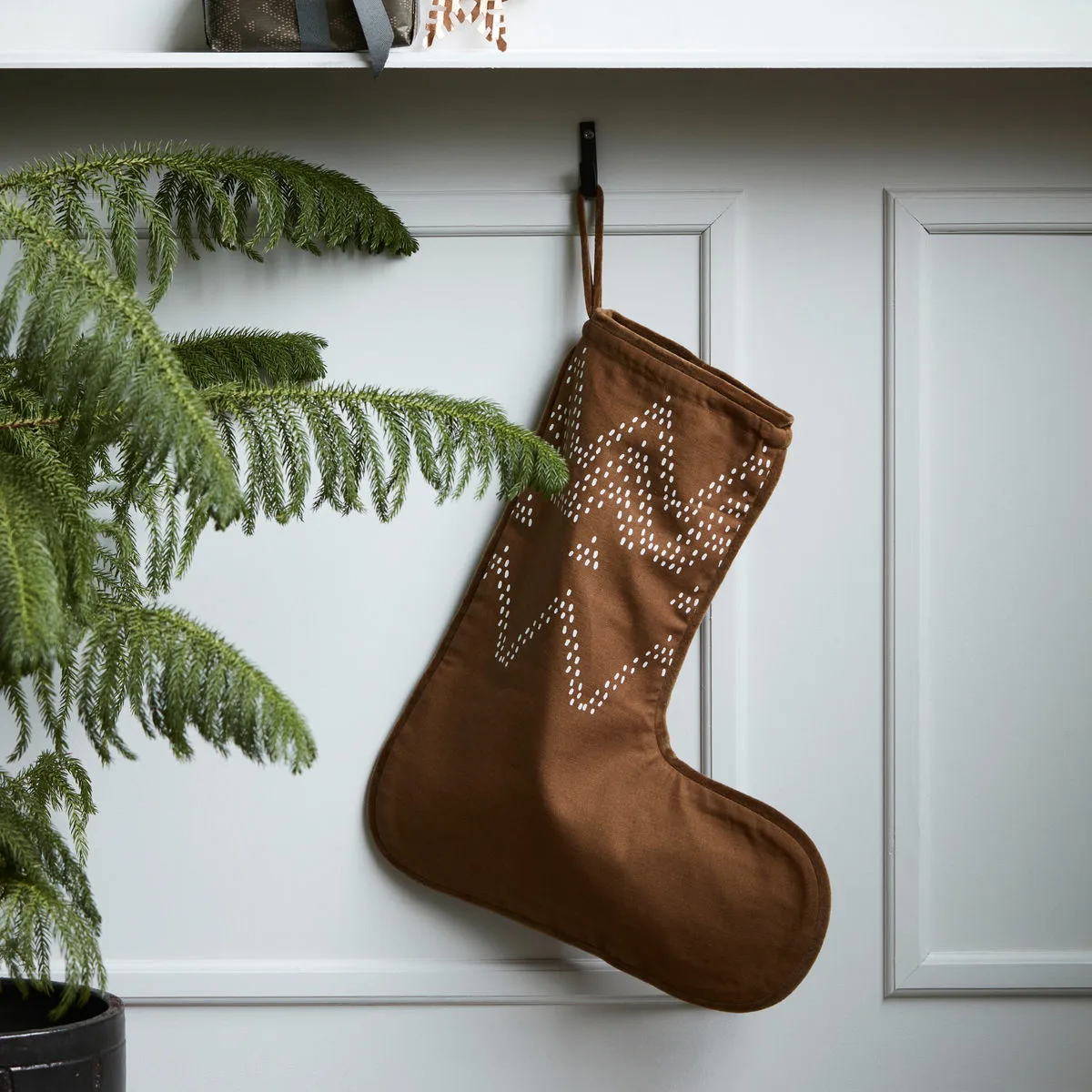 Chaussette de Noël Noel, Marron House Doctor