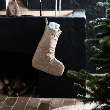 Chaussette de Noël Tradition - Gris - House Doctor