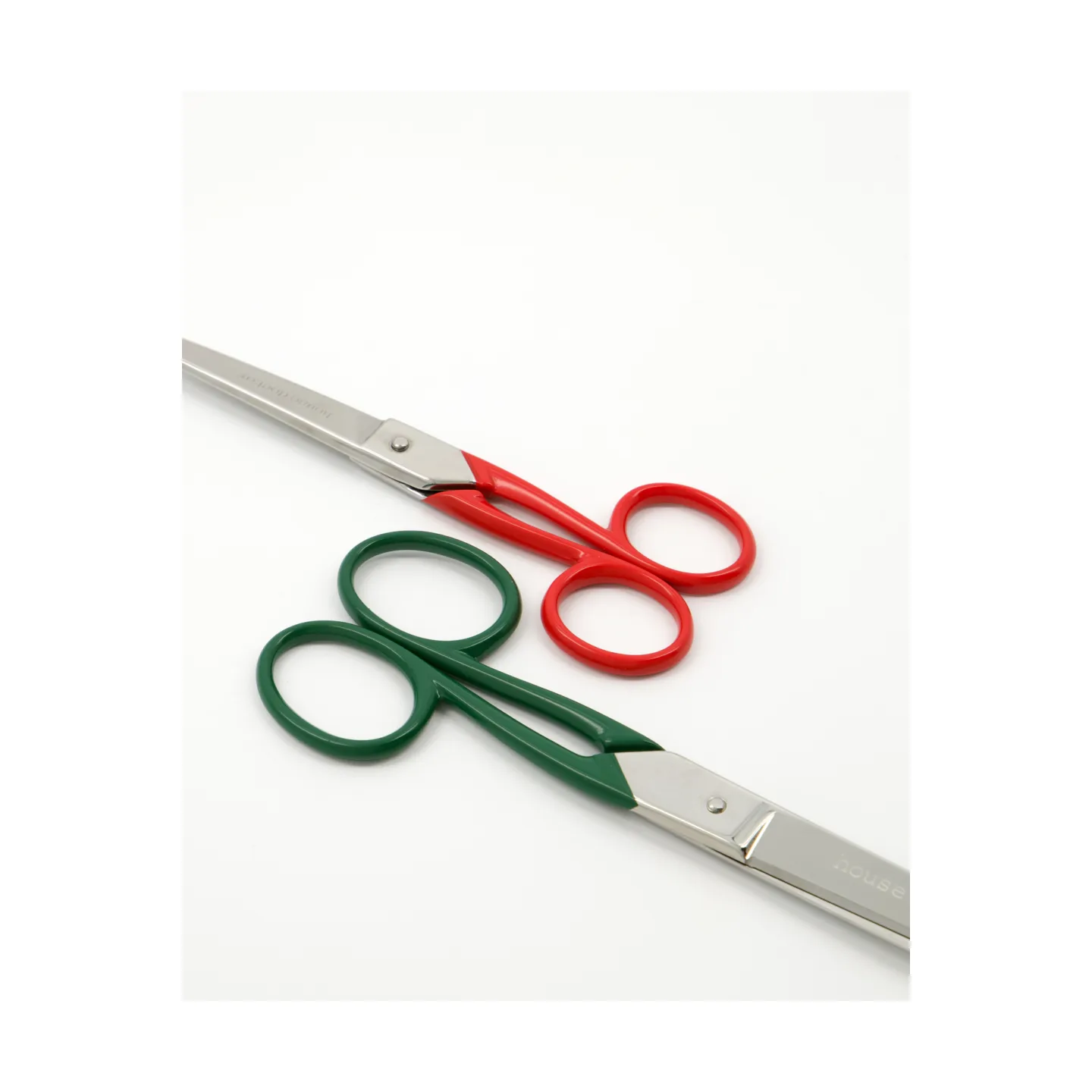 Ciseaux House Doctor 2 pièces, Rouge, vert House Doctor
