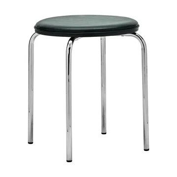 Comma tabouret rond - Vert foncé, Ø37x45 cm - House Doctor