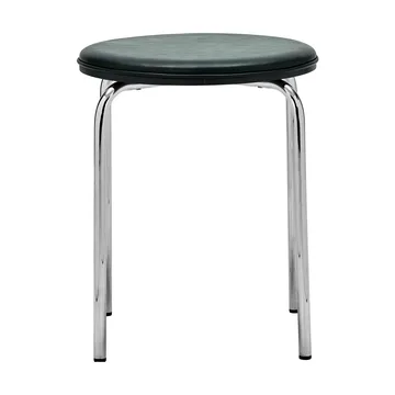 Comma tabouret rond - Vert foncé, Ø37x45 cm - House Doctor