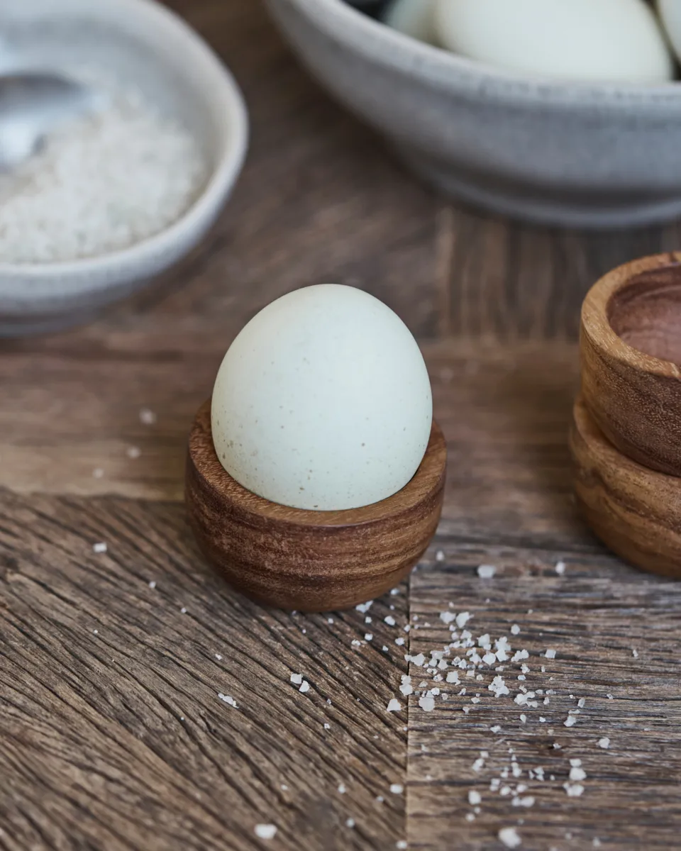 Coquetier Wood 4 pièces, Naturel House Doctor