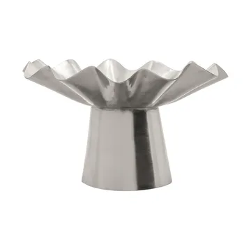 Coupe décorative Flood - Silver finish, Ø22x14 cm - House Doctor