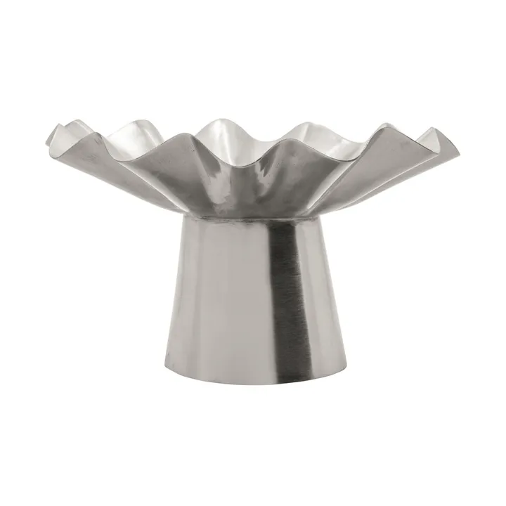 Coupe décorative Flood - Silver finish, Ø22x14 cm - House Doctor