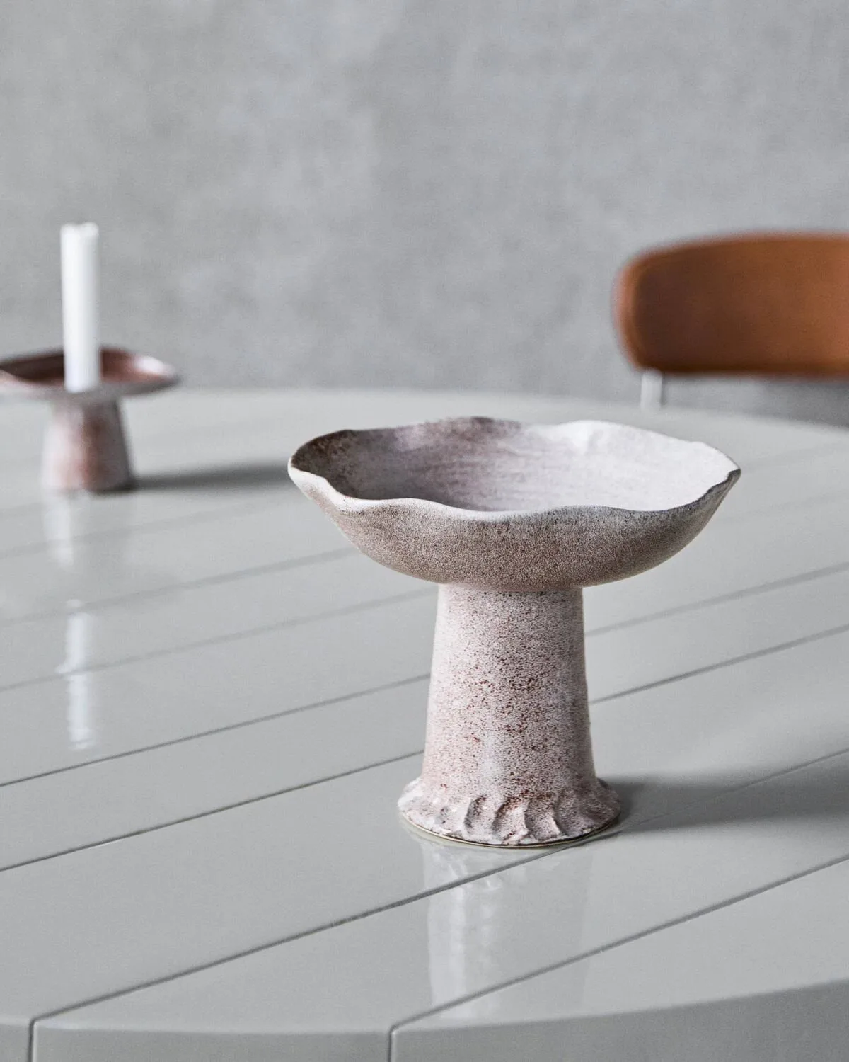 Coupe décorative Kori, Brun mocca, Ø22,5x18,5 cm House Doctor