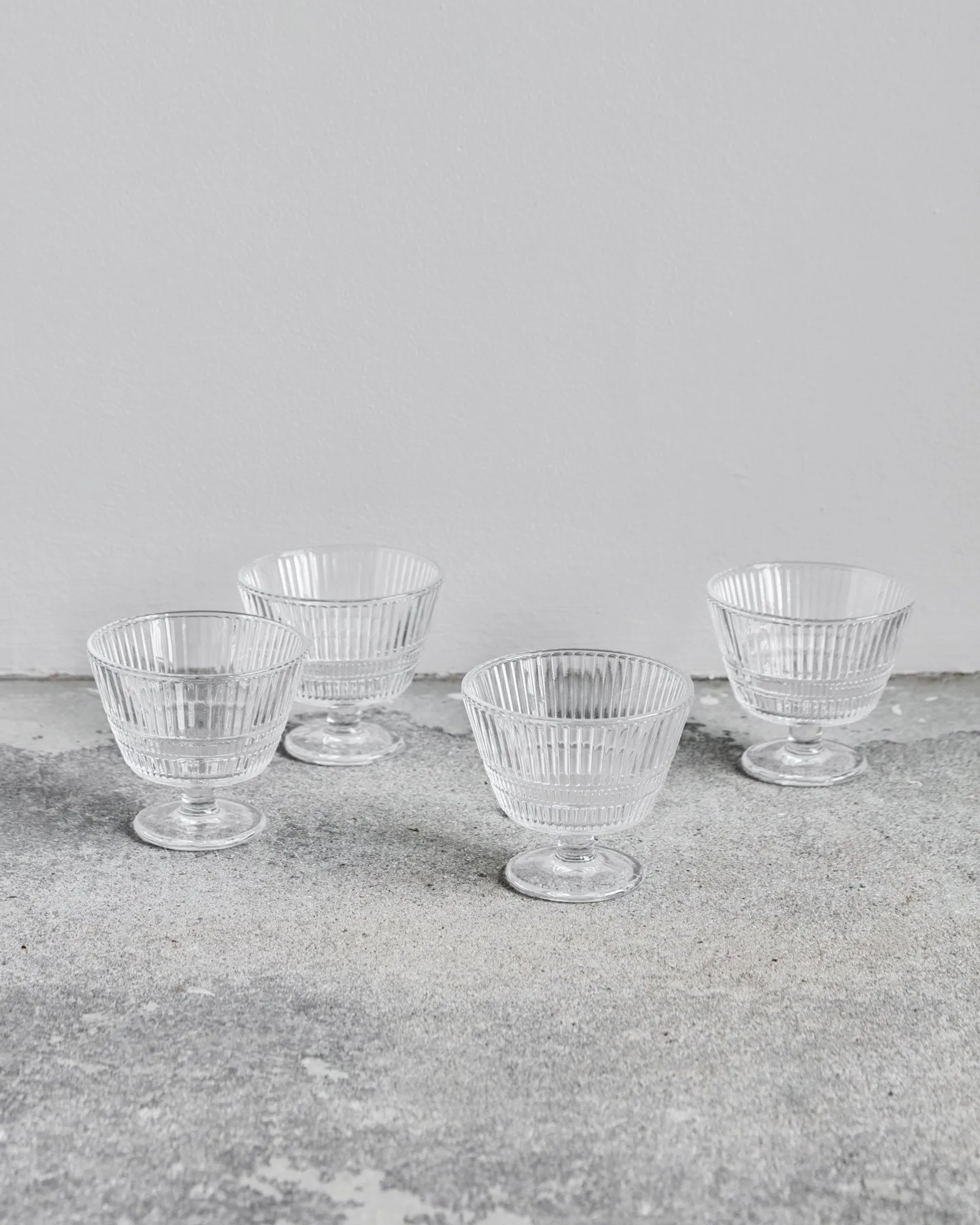 Coupes à dessert Slots lot de 4, Clair House Doctor