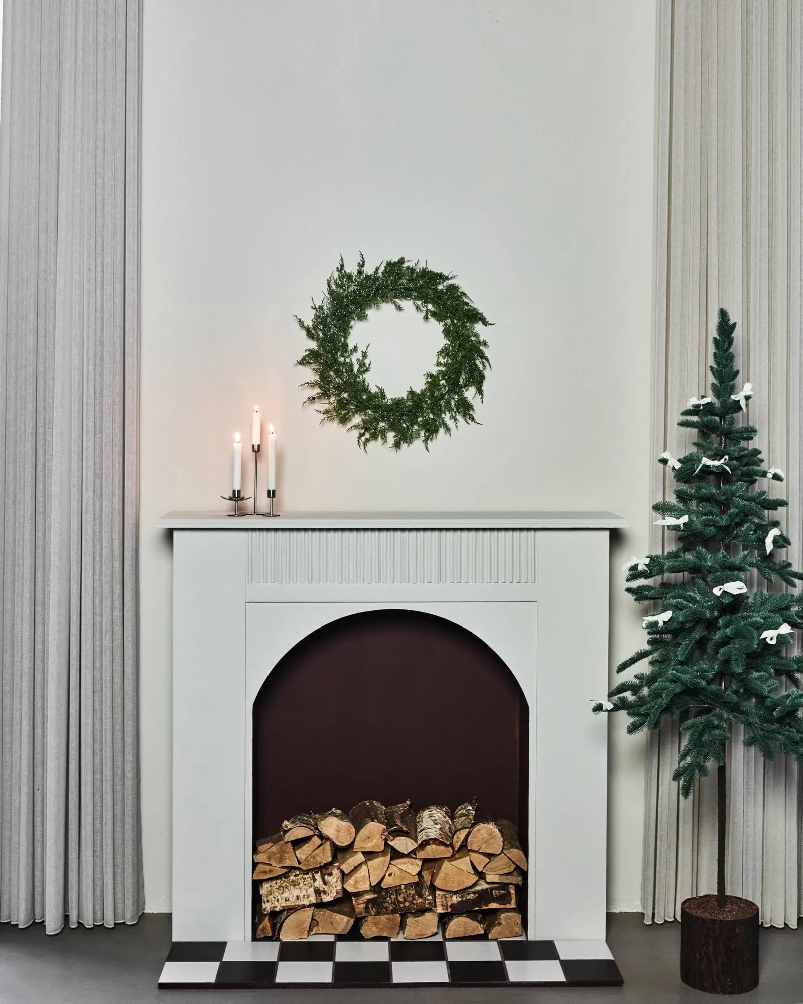 Couronne Pine Ø55 cm, Vert House Doctor