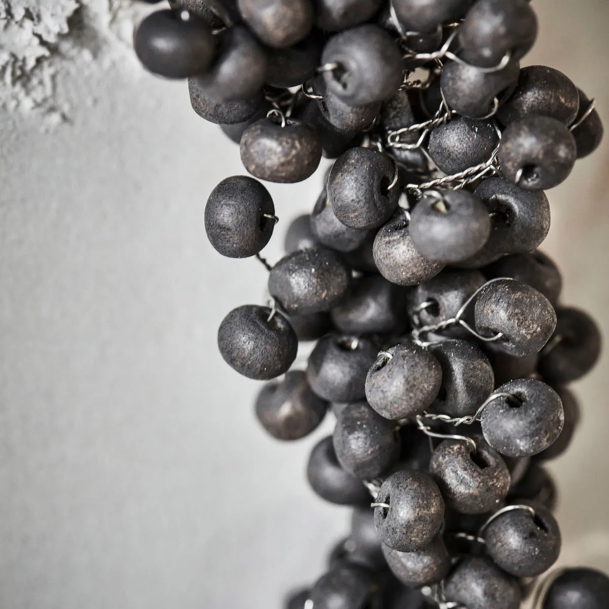 Couronne Winter Ø 23 cm, Noir House Doctor