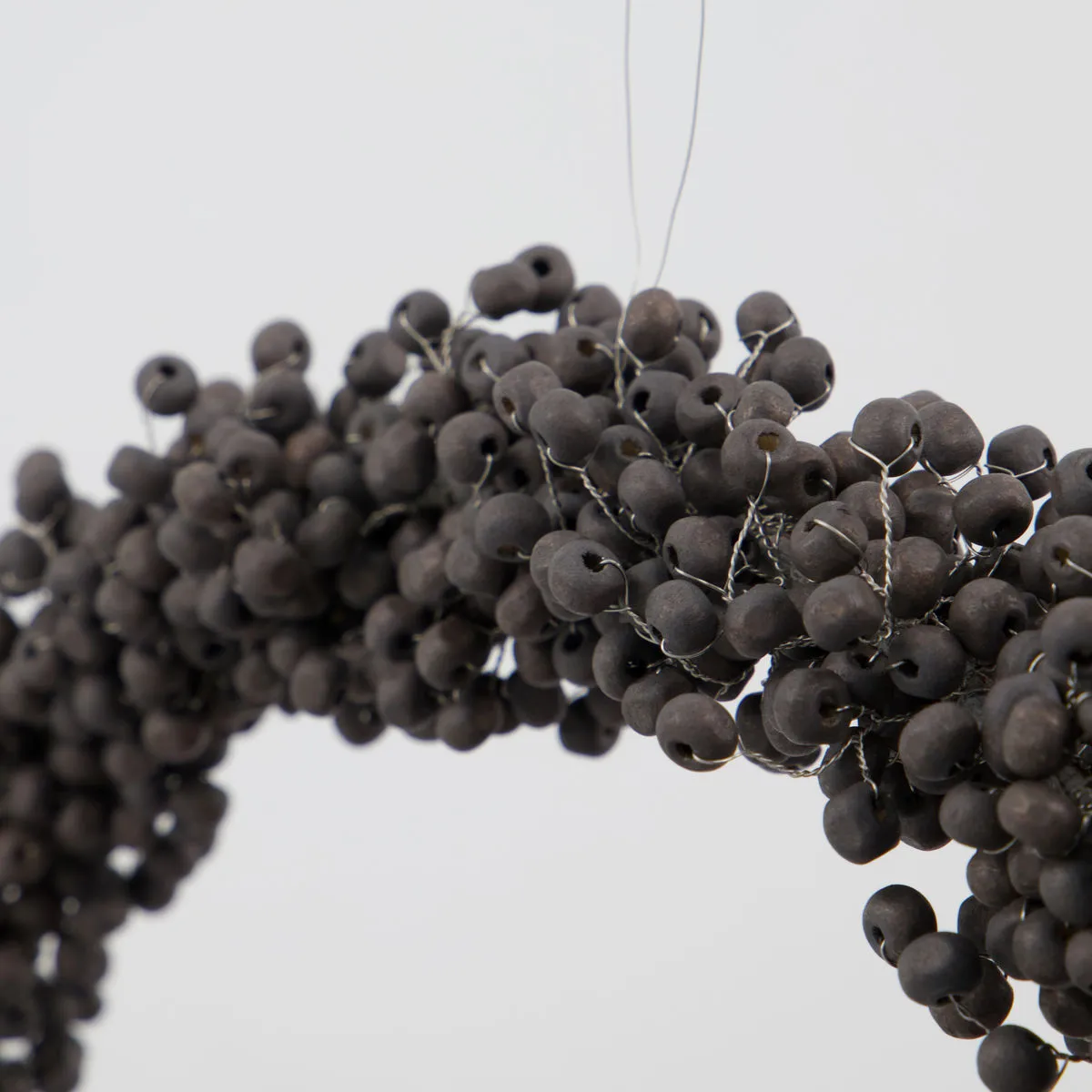 Couronne Winter Ø 33 cm, Noir House Doctor