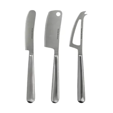 Couteaux à fromage Cheese 3 pièces - Argent - House Doctor