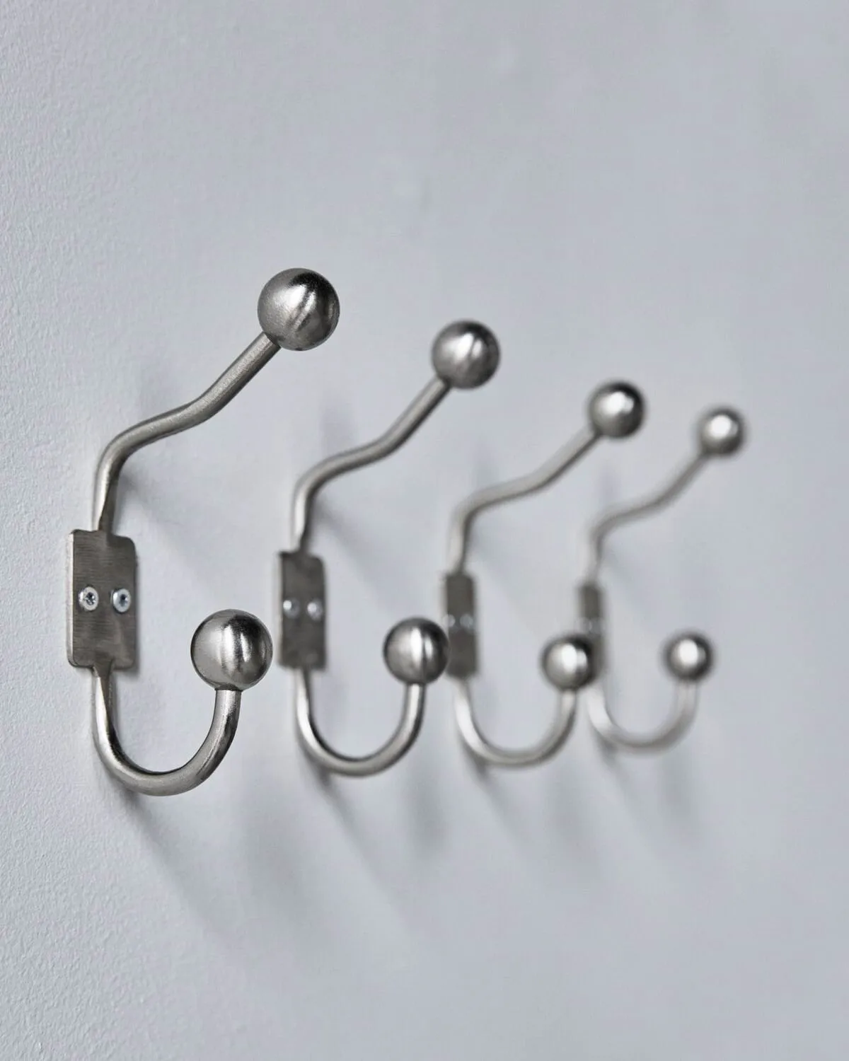 Crochets Ball lot de 2, Silver finish, Ø7x13 cm House Doctor