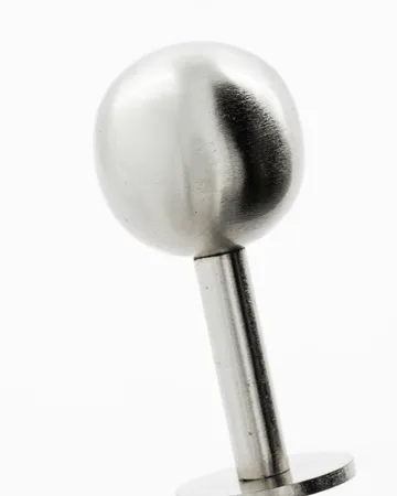 Crochets Ball lot de 2 - Silver finish, Ø8x4 cm - House Doctor