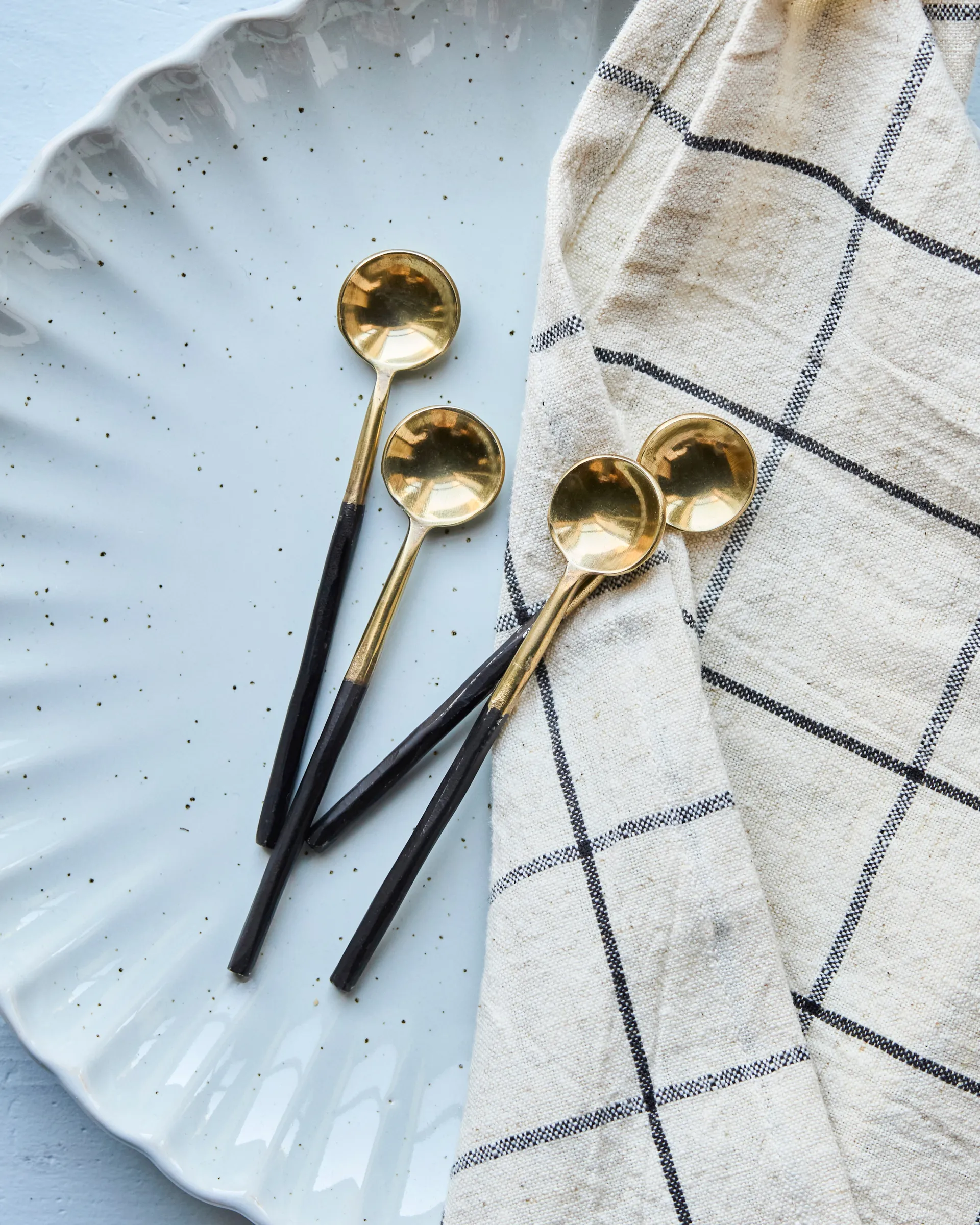 Cuillère House Doctor, lot de 4, Laiton antique House Doctor