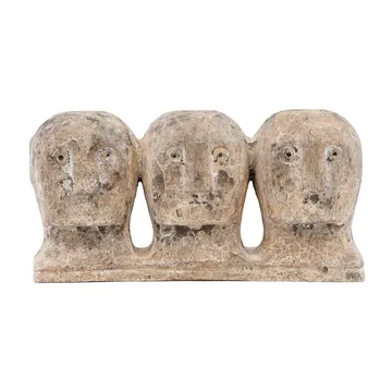 Décoration Ancient head - Gris-marron - House Doctor