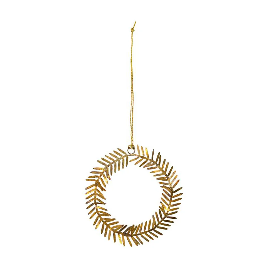 Décoration de Noël Lamet Couronne, Laiton House Doctor