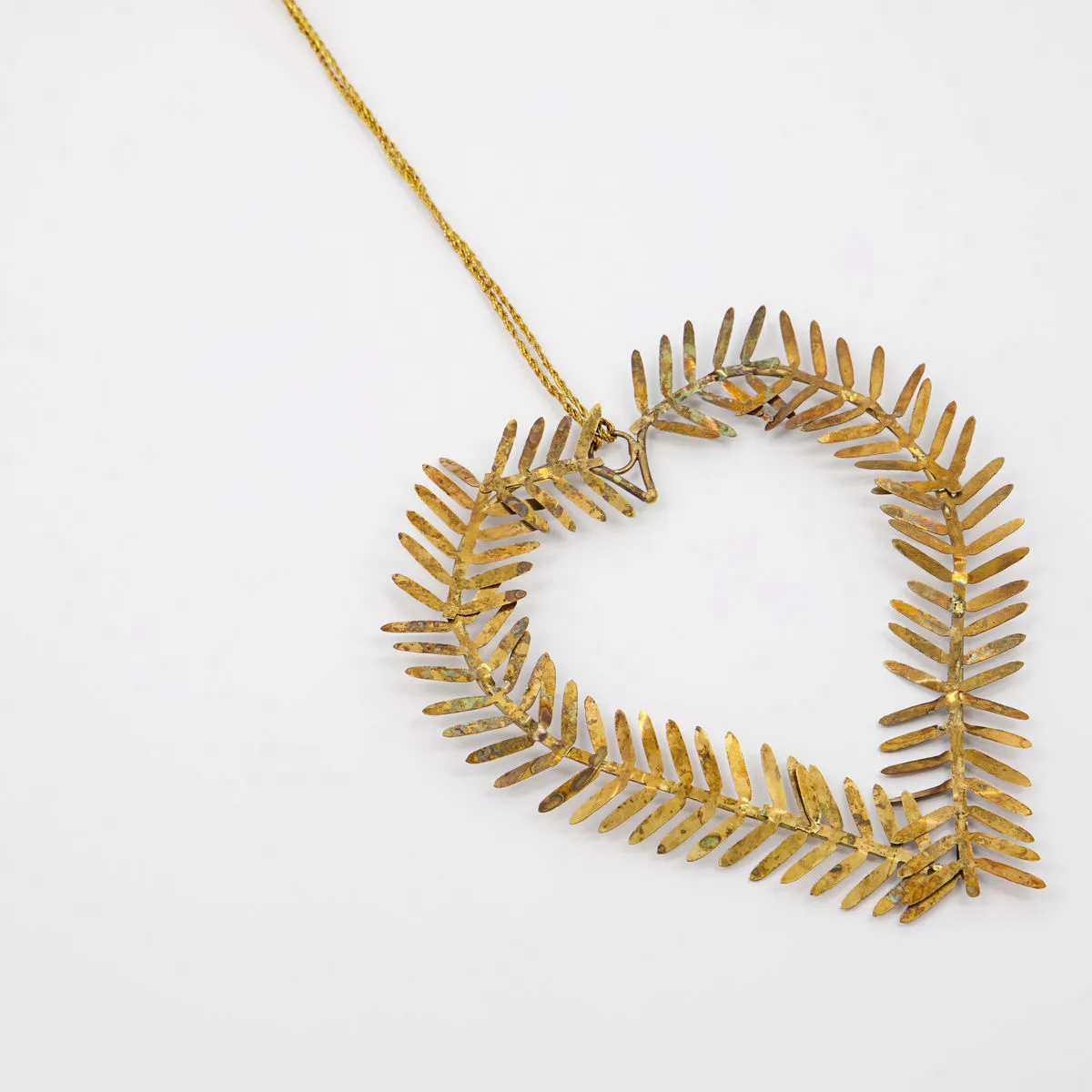 Décoration de Noël Lamet Cœur, Laiton House Doctor