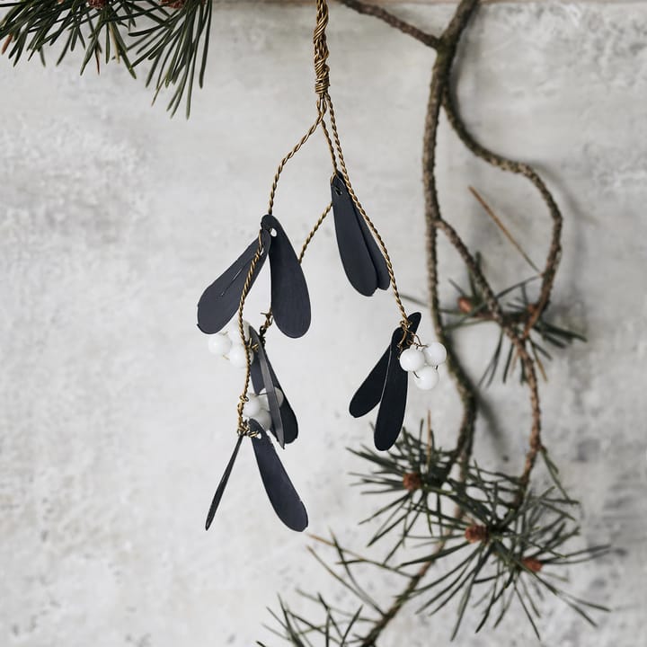 Décoration de Noël Mistletoe Petit, Noir House Doctor