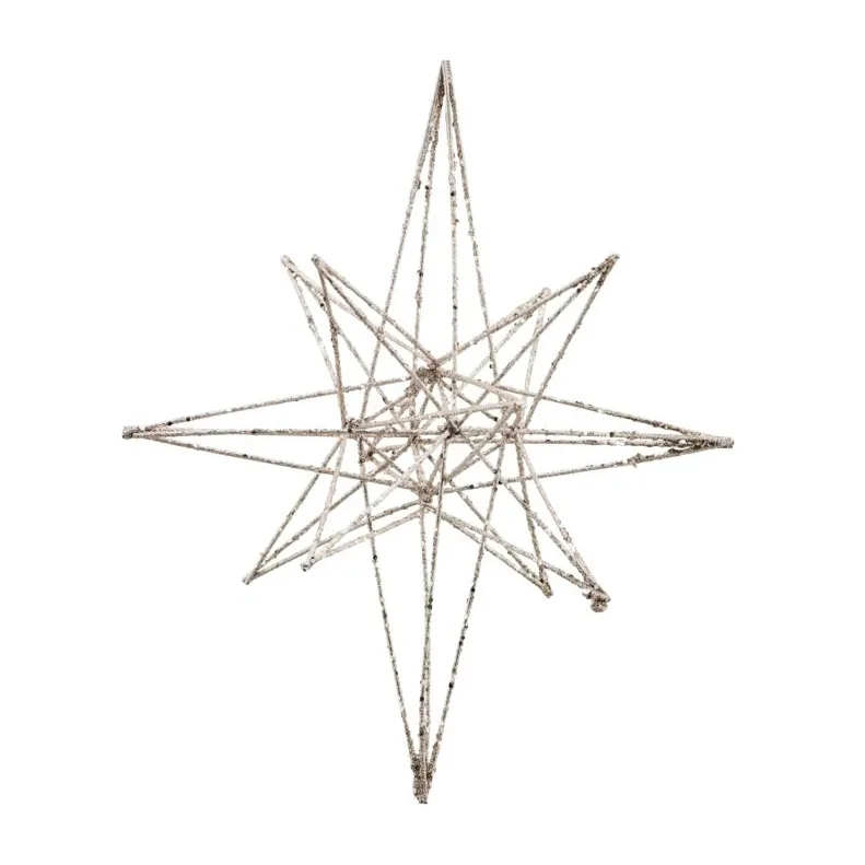 Décoration de Noël Star 21x35 cm, Champagne House Doctor