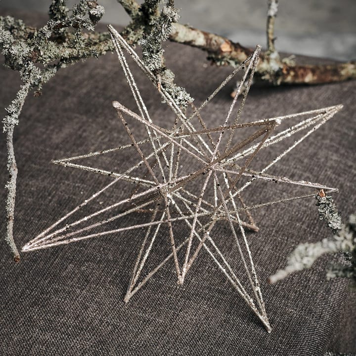 Décoration de Noël Star 21x35 cm, Champagne House Doctor