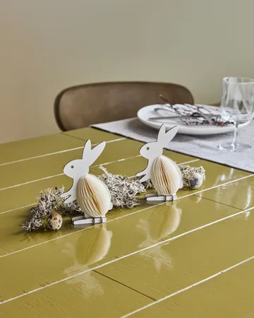 Décoration de Pâques Rabb lapins 2 pièces - Off-white - House Doctor